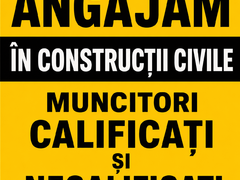 Muncitori calificati si necalificati in constructii civile